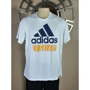 Adidas‎ Creator Tee Mens L White LA Galaxy Football Short Sleeve Crew Neck